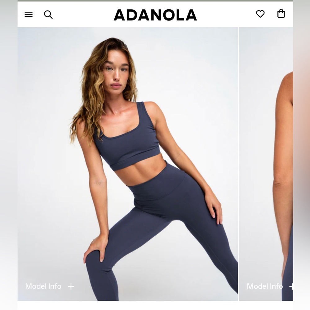 Adanola square neck sports bra